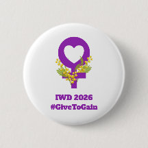Internationella kvinnodagen 2026 IWD Ge för att få
