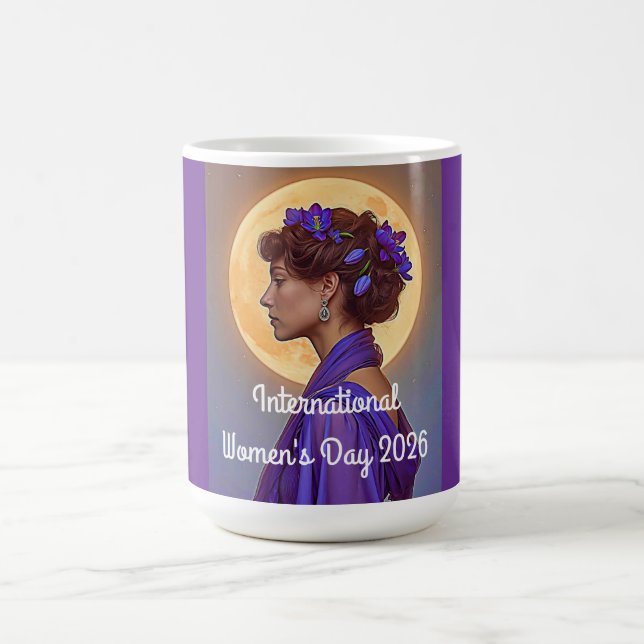 Internationella kvinnodagen 2026 kaffemugg (Center)