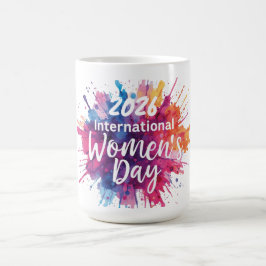 Internationella kvinnodagen 2026 kaffemugg