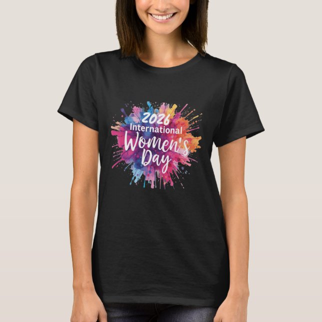 Internationella kvinnodagen 2026 T-shirt (Framsida)