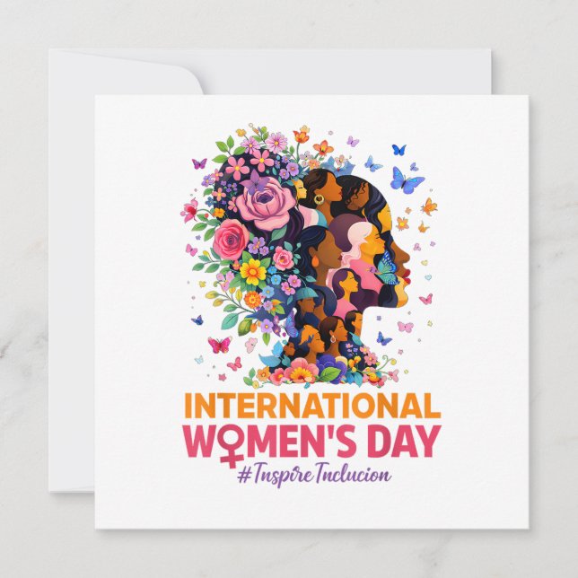 Internationella kvinnodagen inbjudningar (Framsida)