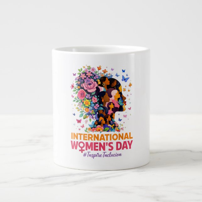 Internationella kvinnodagen jumbo mugg (Framsidan)