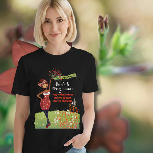 Internationella kvinnodagen Röd prickig T-shirt fö