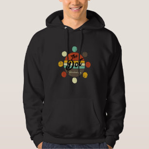 Internationella prick dag kostym färgglad Groovy R Hoodie