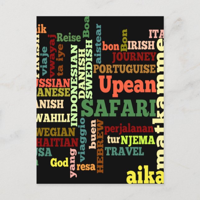 Internationella Resvälsignelser Vykort (Framsida)