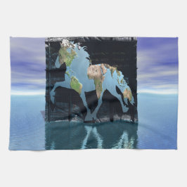 Internationella ridsportsvärlden kökshandduk