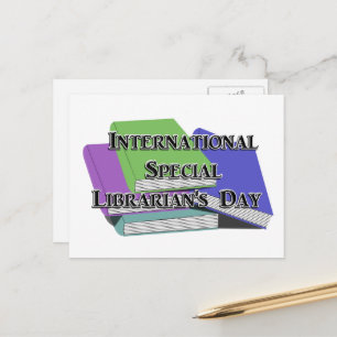 Internationella specialbibliotekariernas dag vykort