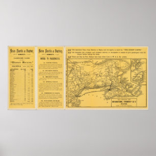 Internationella Steamshipruttar, Nova Scotia Poster
