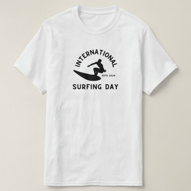 Internationella Surfens Dag T Shirt (Design framsida)