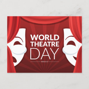 Internationella teaterdagen vykort