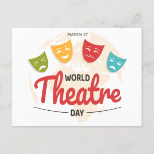 Internationella teaterdagen vykort