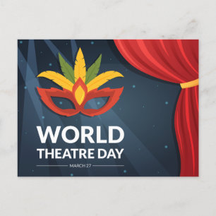 Internationella teaterdagen vykort