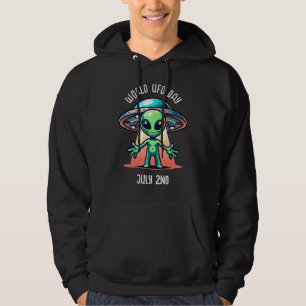 Internationella UFO-dagen 2 juli Hoodie