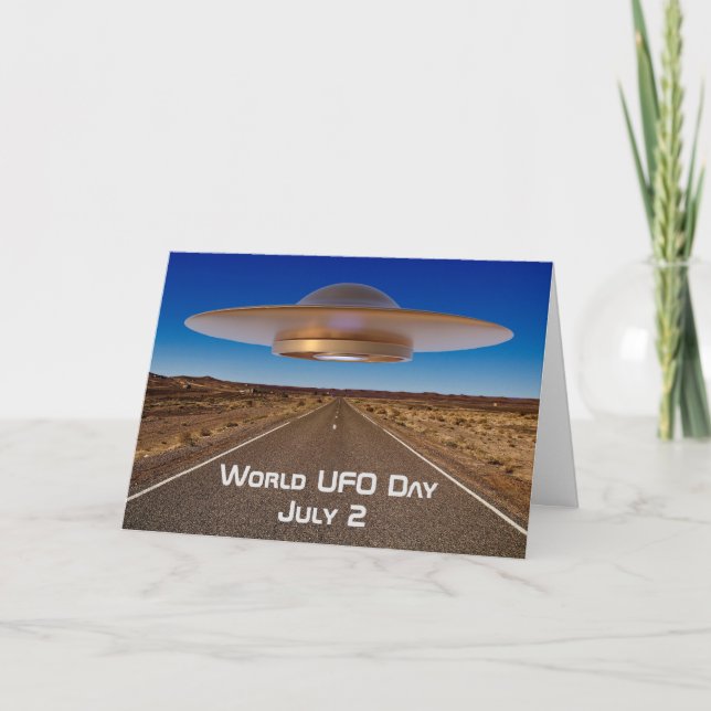Internationella UFO-dagen Kort (Framsida)