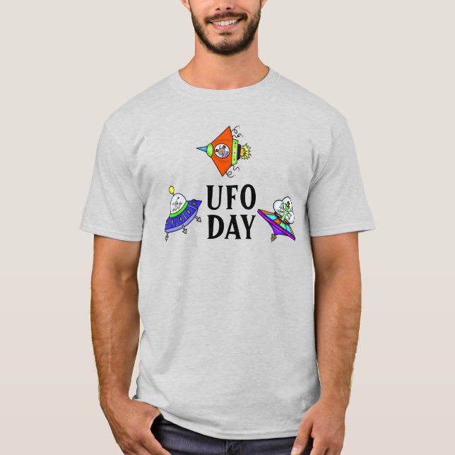 Internationella UFO-dagen T-Shirt (Framsida)
