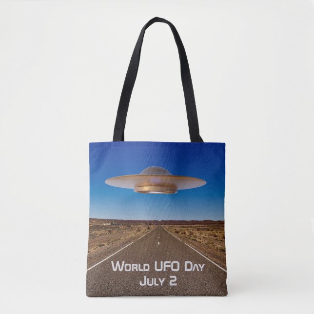 Internationella UFO-dagen Tygkasse (Framsida)