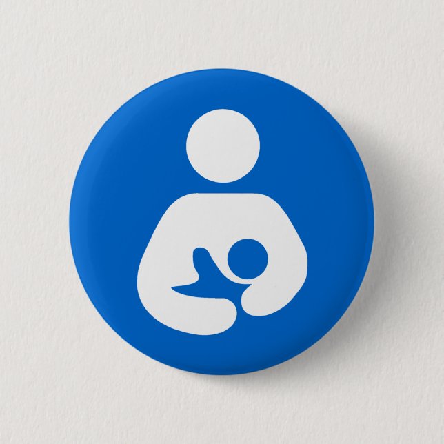 Internationellt Breastfeeding symbol Knapp (Framsida)