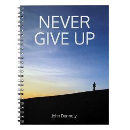 Internationellt budskap, aldrig Ge uppåt, Journal Anteckningsbok