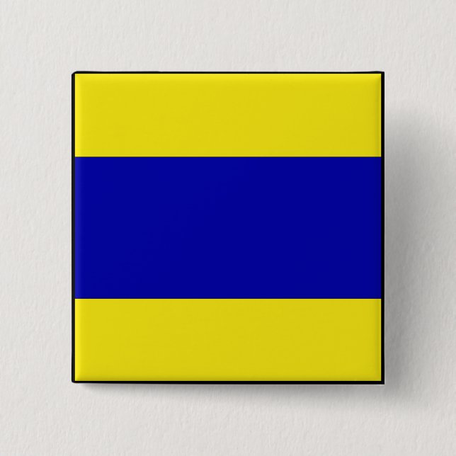 Internationellt maritimt signalerar det nautiska knapp (Framsida)