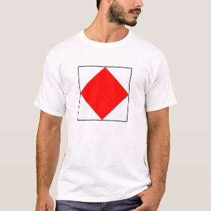 Internationellt maritimt signalerar det nautiska tee shirt