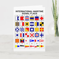 Internationellt maritimt signalerar flaggor