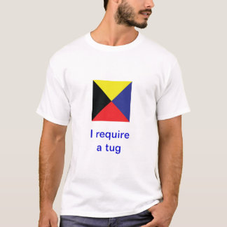 Internationellt maritimt signalerar flaggor t-shirt
