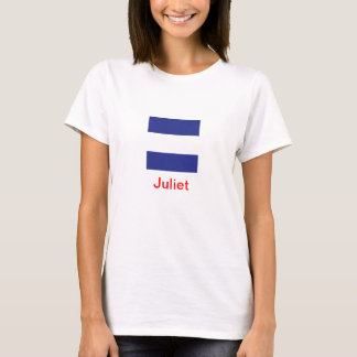 Internationellt maritimt signalerar flaggor tee