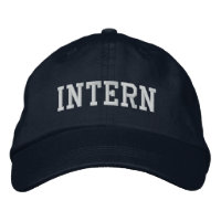 Internera den broderade baseballhatten/locket -