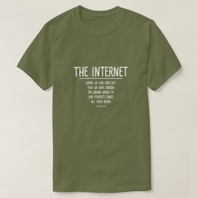 Internet (2) - En MisterP T-shirt (Design framsida)