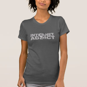 Internet Addict-skjorta - välj stil & färg Tee