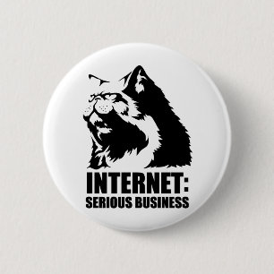 Internet: Allvarlig affär (rolig tshirt för Knapp