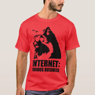 Internet: Allvarlig affär (rolig tshirt för Tröja