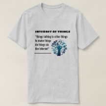 Internet av tshirten för saker IOT