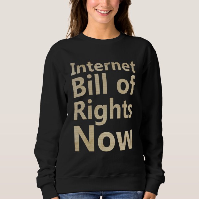 Internet Bill of Rights Now T Shirt (Framsida)