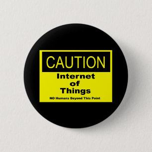 Internet för varningsskylten för Sak IoT-varning Knapp