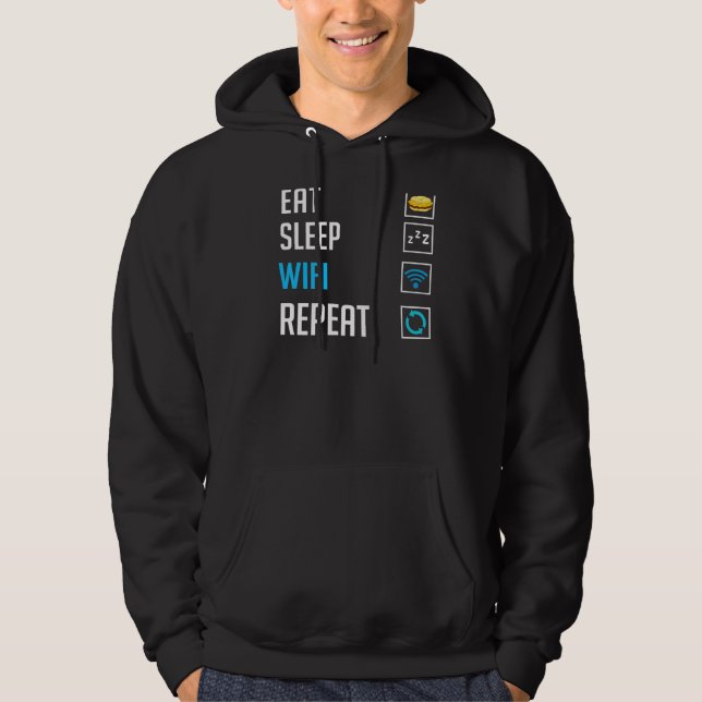 Internet-lösenord för WiFi-routern citerar datorn  Hoodie (Framsida)