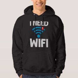Internet-lösenord för WiFi-routern citerar datorn Hoodie