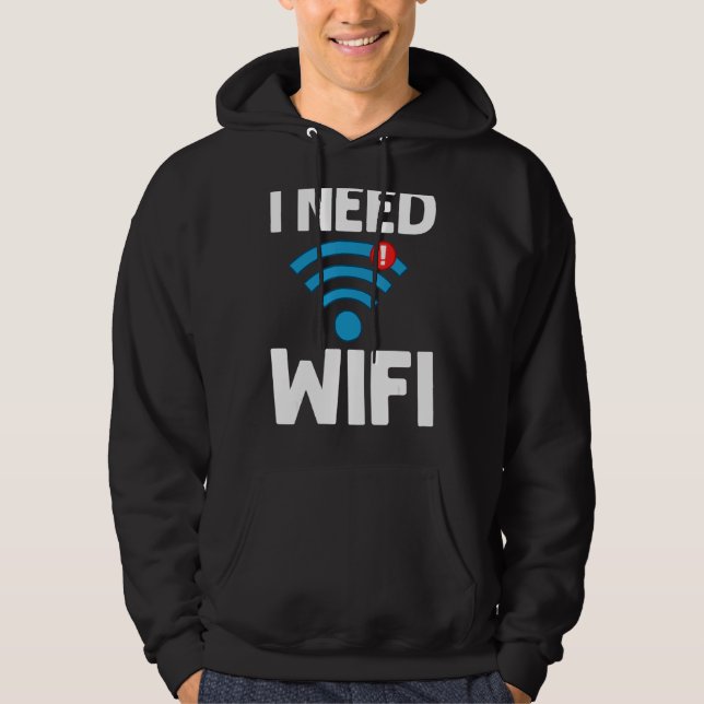 Internet-lösenord för WiFi-routern citerar datorn  Hoodie (Framsida)