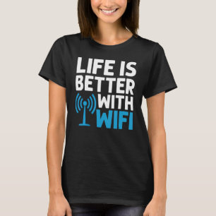 Internet-lösenord för WiFi-routern citerar datorn T Shirt