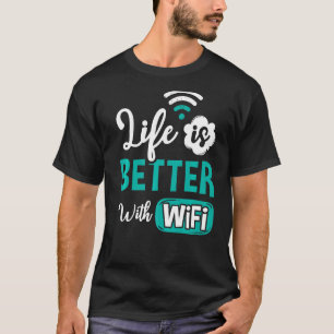 Internet-lösenord för WiFi-routern citerar datorn T Shirt