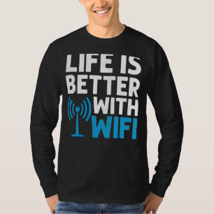 Internet-lösenord för WiFi-routern citerar datorn T Shirt