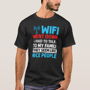 Internet-lösenord för WiFi-routern citerar datorn T Shirt