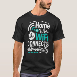 Internet-lösenord för WiFi-routern citerar datorn T Shirt