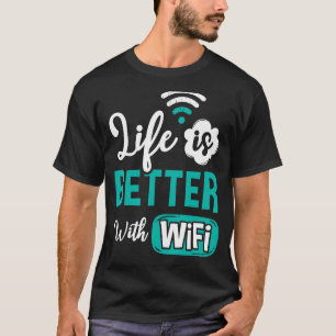Internet-lösenord för WiFi-routern citerar datorn T Shirt