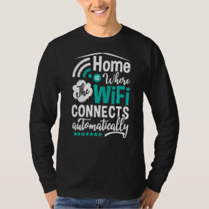 Internet-lösenord för WiFi-routern citerar datorn T Shirt