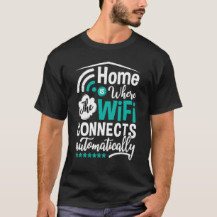 Internet-lösenord för WiFi-routern citerar datorn T Shirt