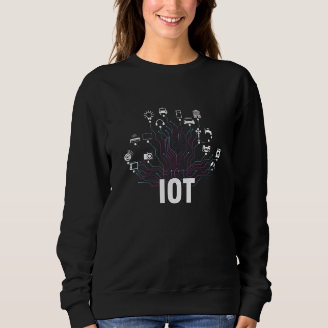 Internet of Sak IoT Data Analytics Science Tran T Shirt (Framsida)