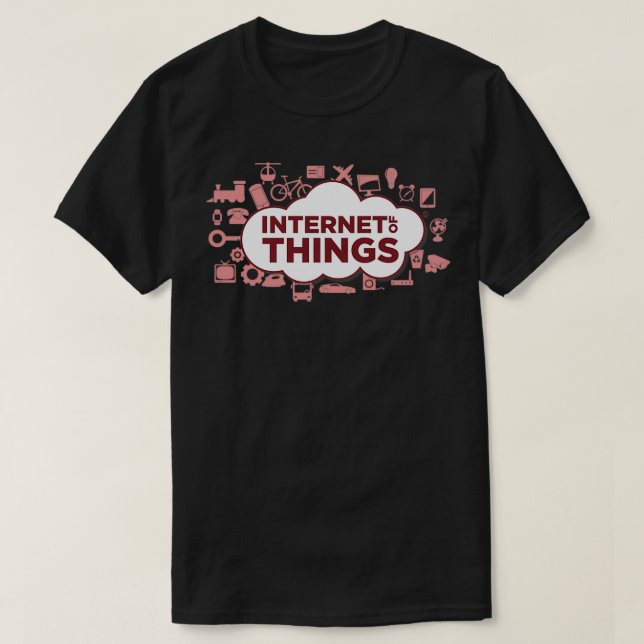 Internet: Sak IoT Smart City AI ML LTEM 5G Bl T Shirt (Design framsida)