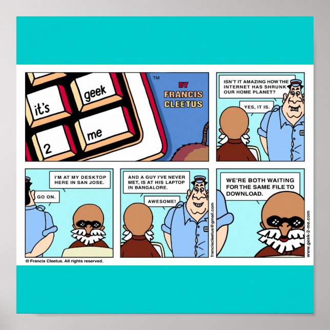 Internet World poster! Poster (Framsidan)