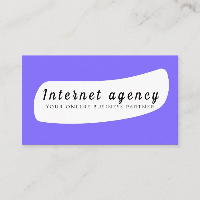 Internetbyrå Business Card Visitkort (Framsida)
